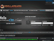 Tablet Screenshot of edollarearn.com